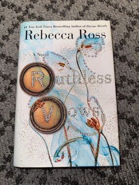 Rebecca Ross "Ruthless Vows" Hardcover Novel - White & Turquoise Cover